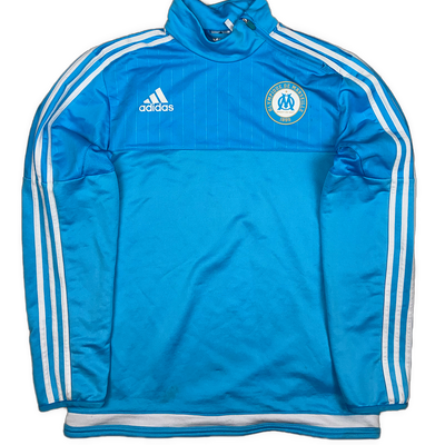 vintage babyblue Adidas Olympique Marseille sweater {M}
