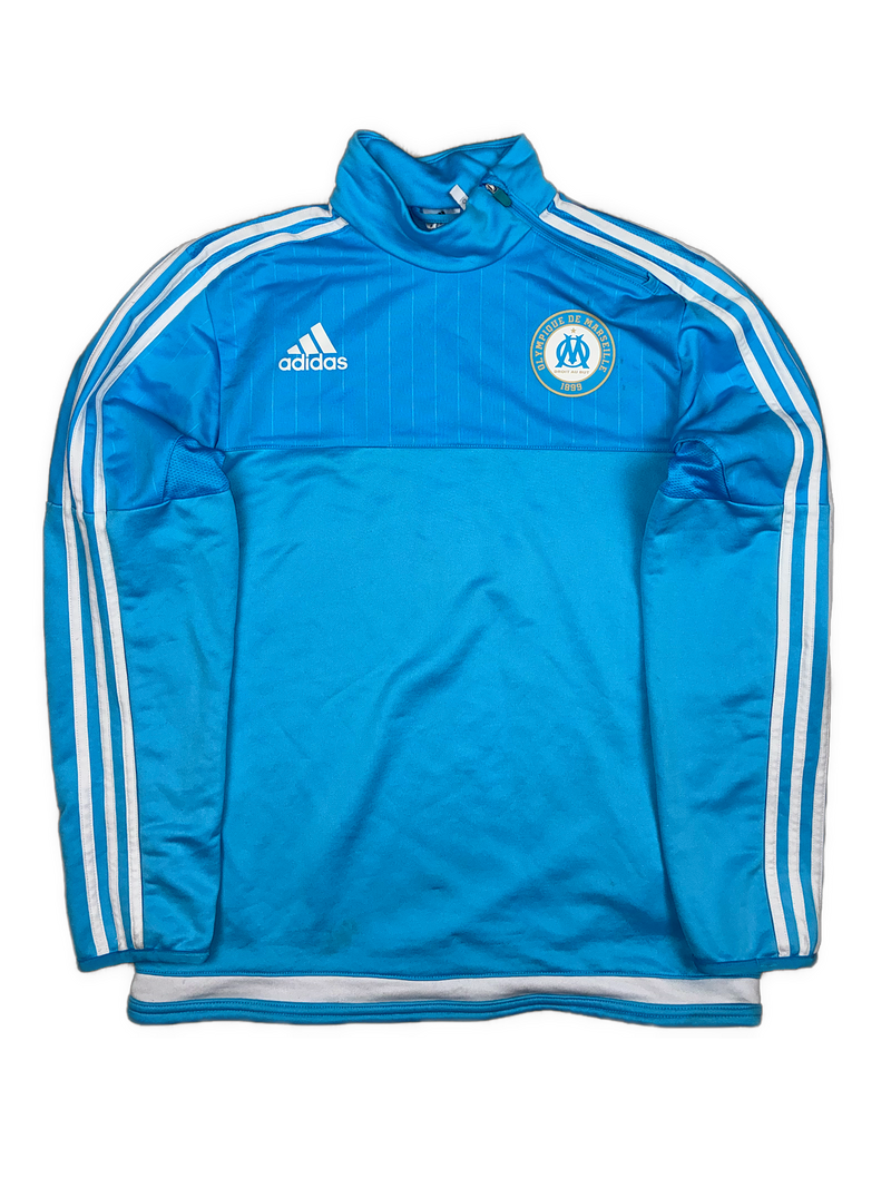 vintage babyblue Adidas Olympique Marseille sweater {M}