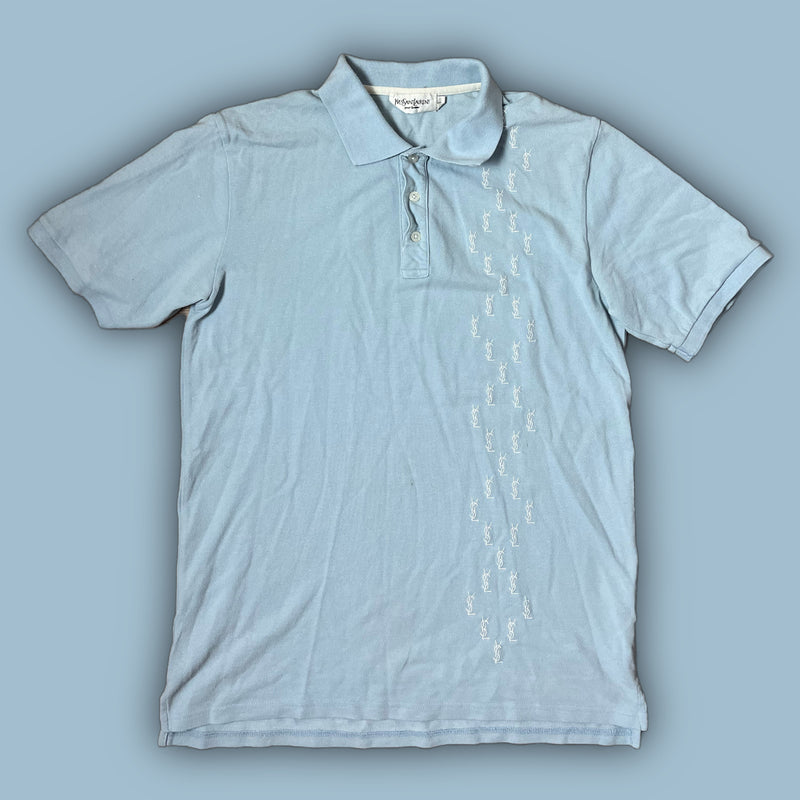 vintage babyblue Yves Saint Laurent polo {M}