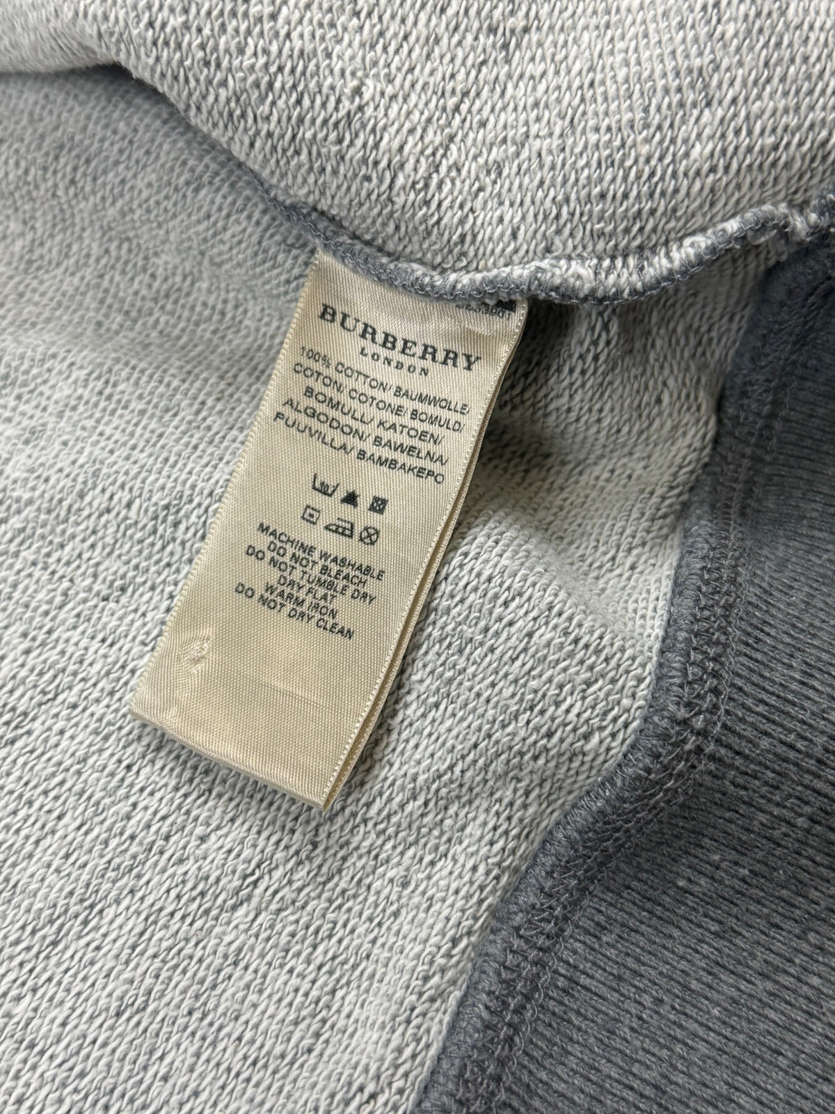 vintage Burberry sweatjacket {L}