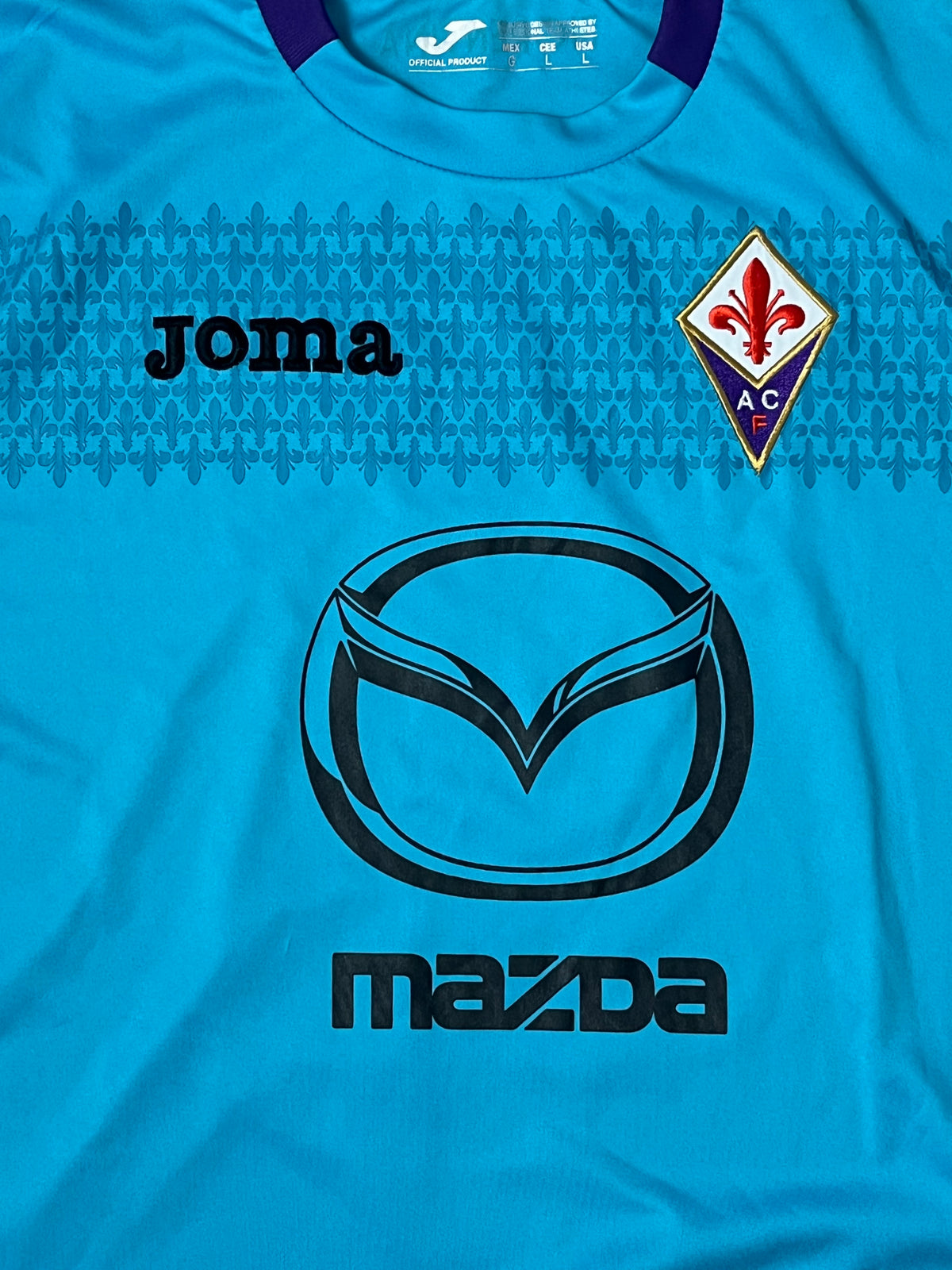 vintage Joma Ac Florenz NETO1 2013-2014 3rd jersey {L}