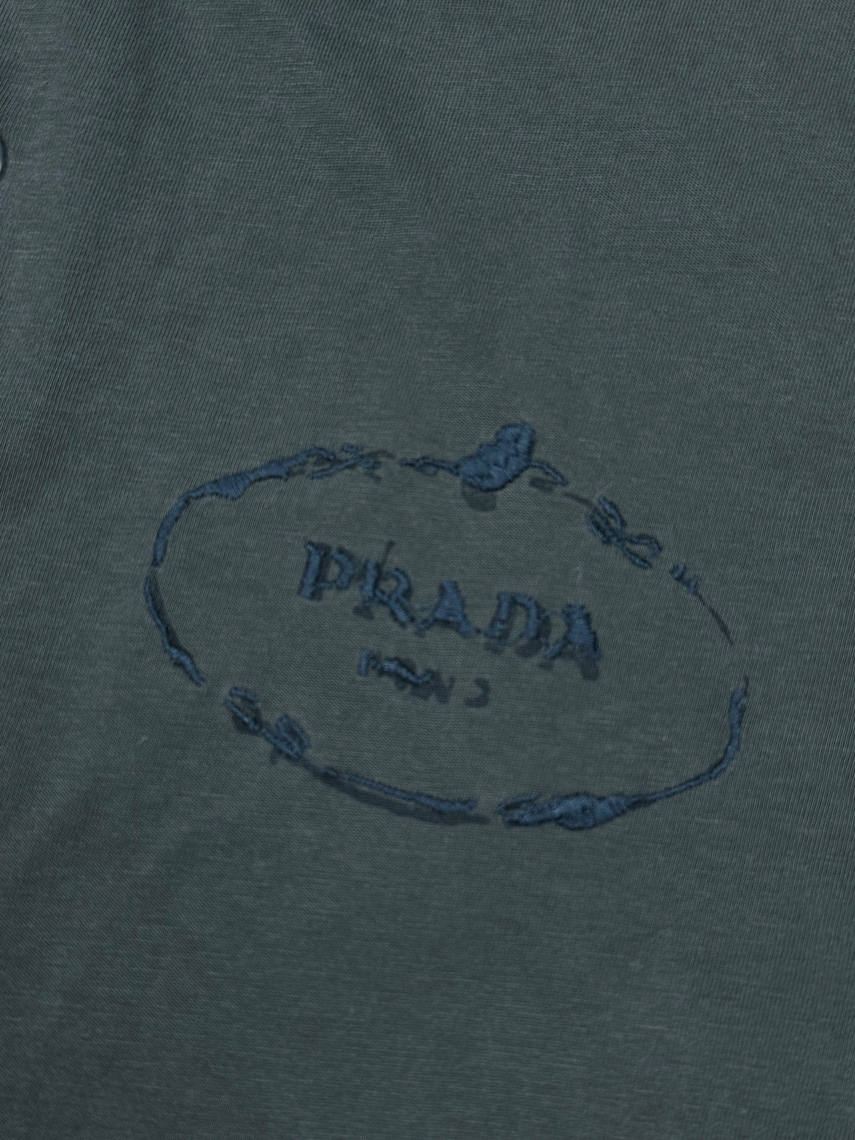 khaki Prada polo