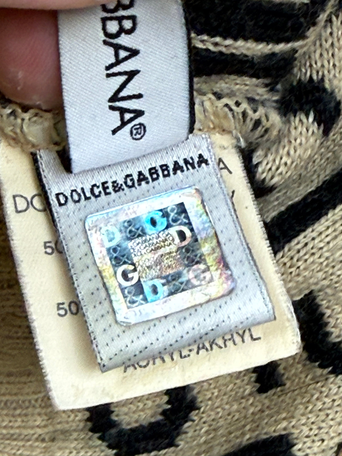 vintage Dolce & Gabbana beanie