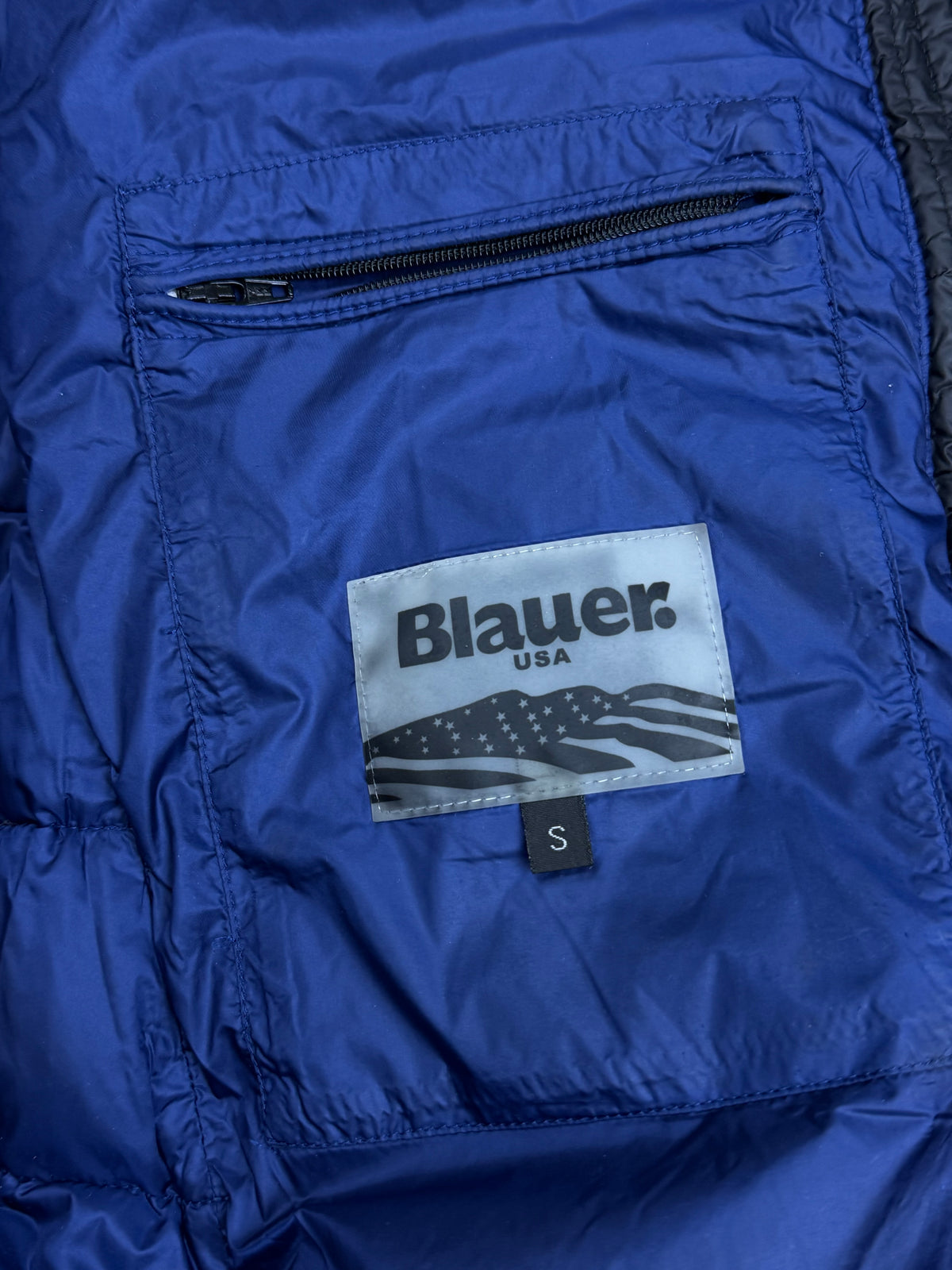 navyblue Blauer winterjacket {S}