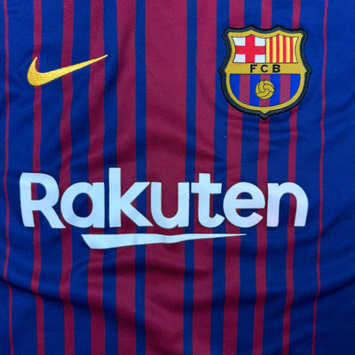 blue Nike Fc Barcelona home jersey {S}