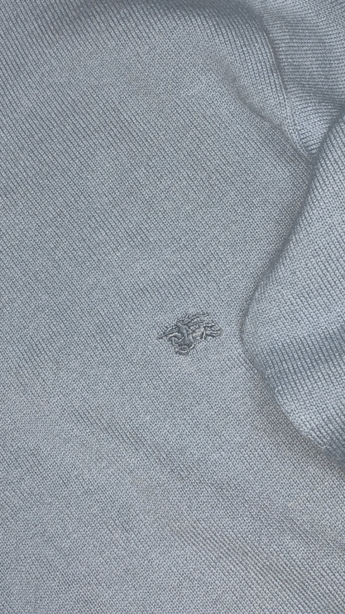 vintage babyblue Burberry knittedsweater {M}