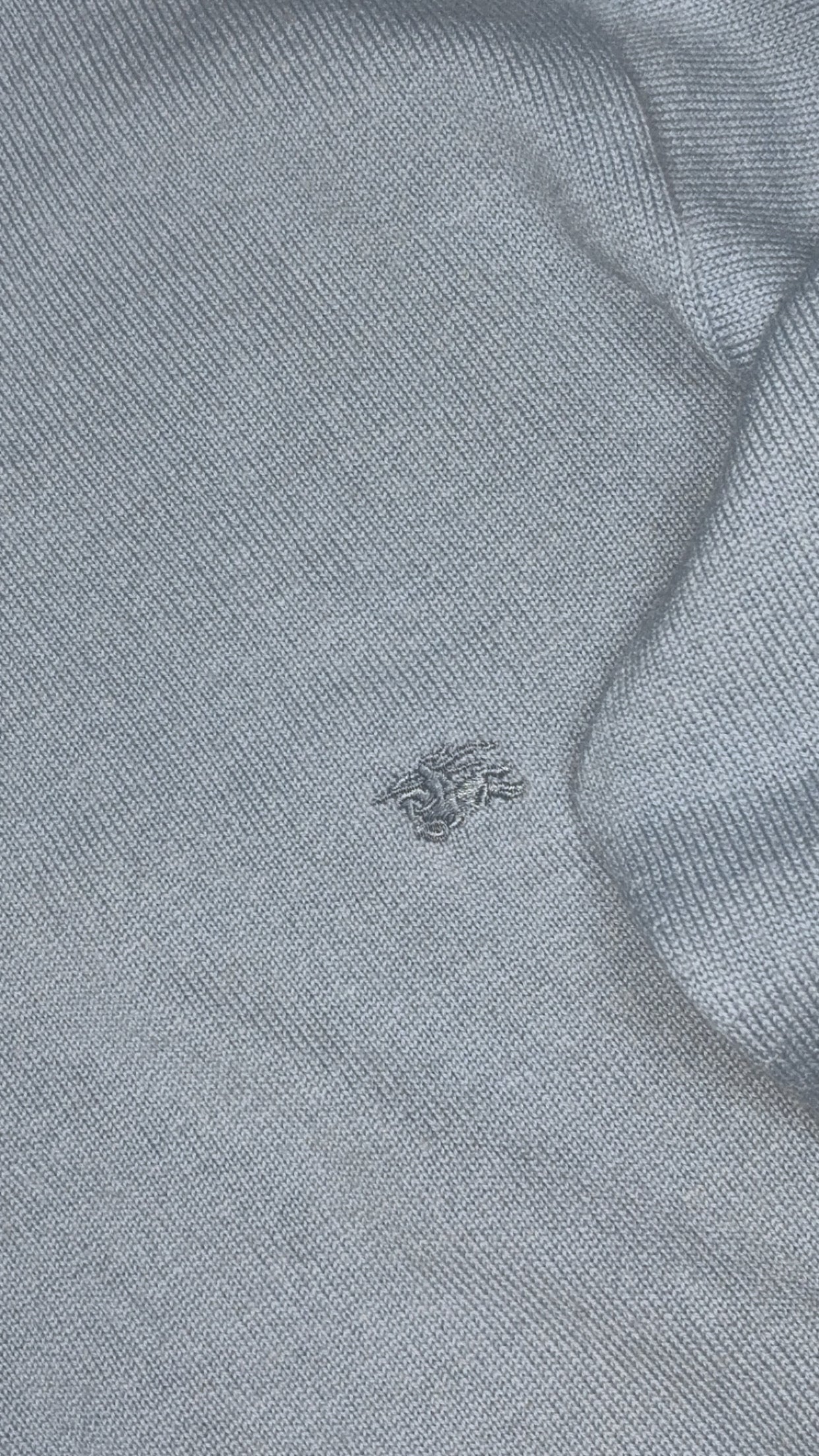 vintage babyblue Burberry knittedsweater {M}