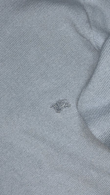 vintage babyblue Burberry knittedsweater {M}