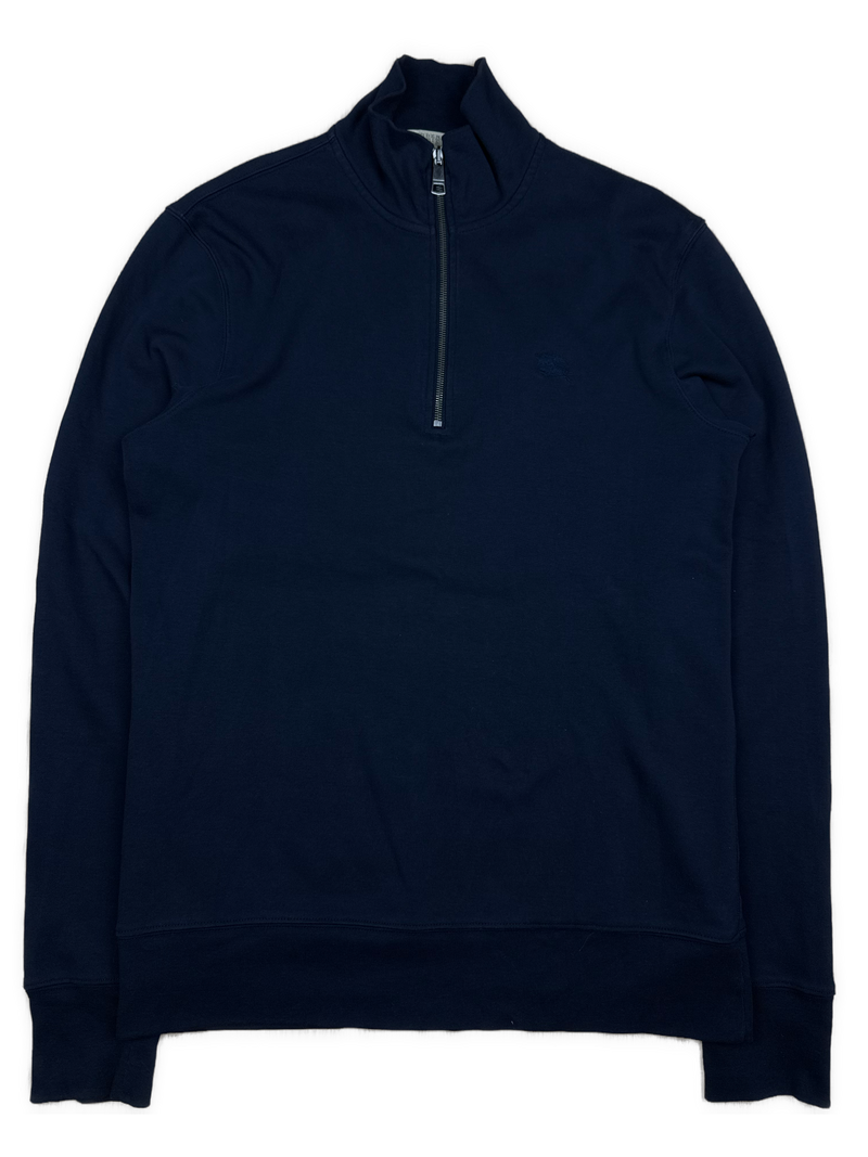 vintage navyblue Burberry quarterzip