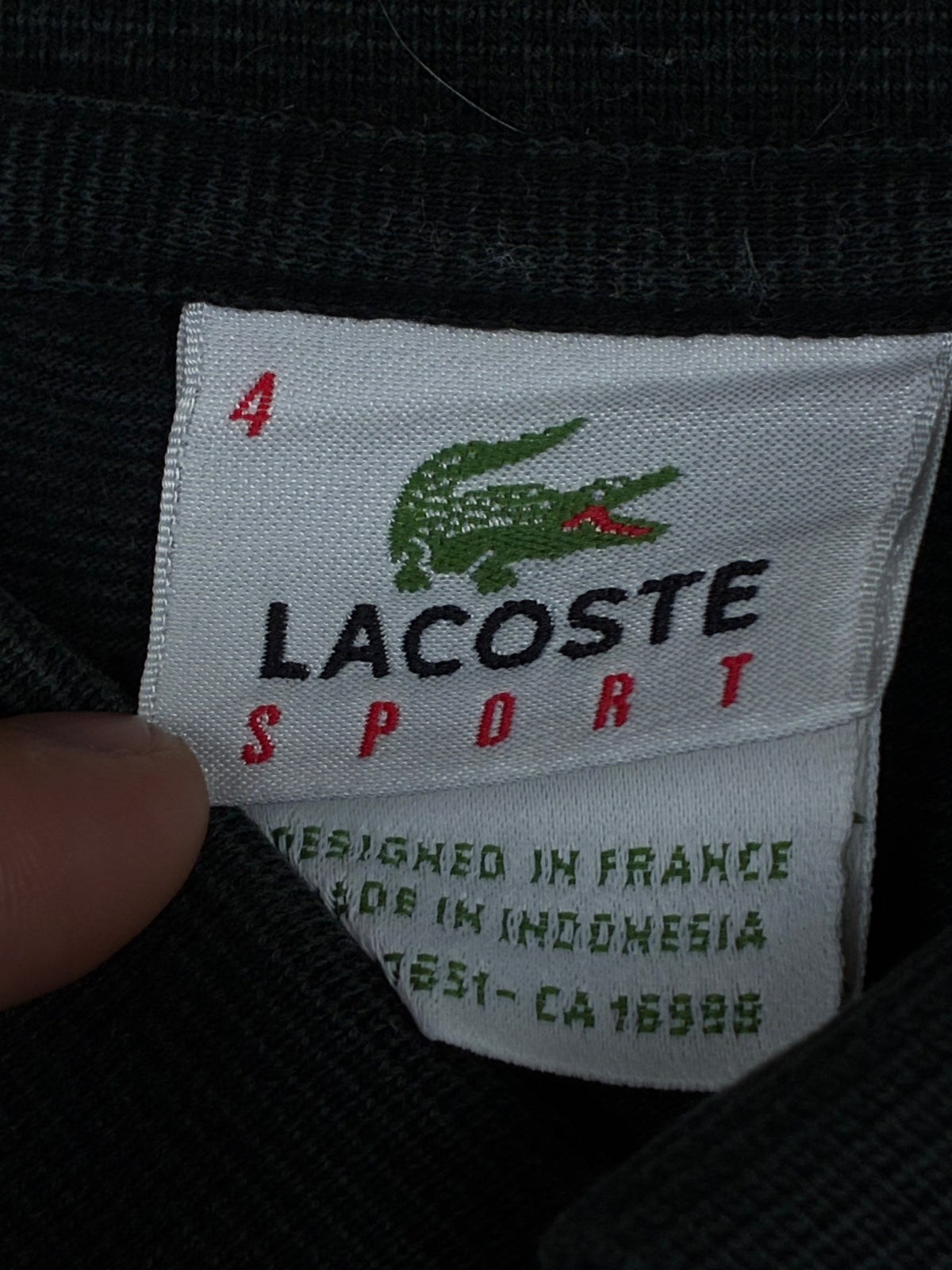 vintage Lacoste polo {L}