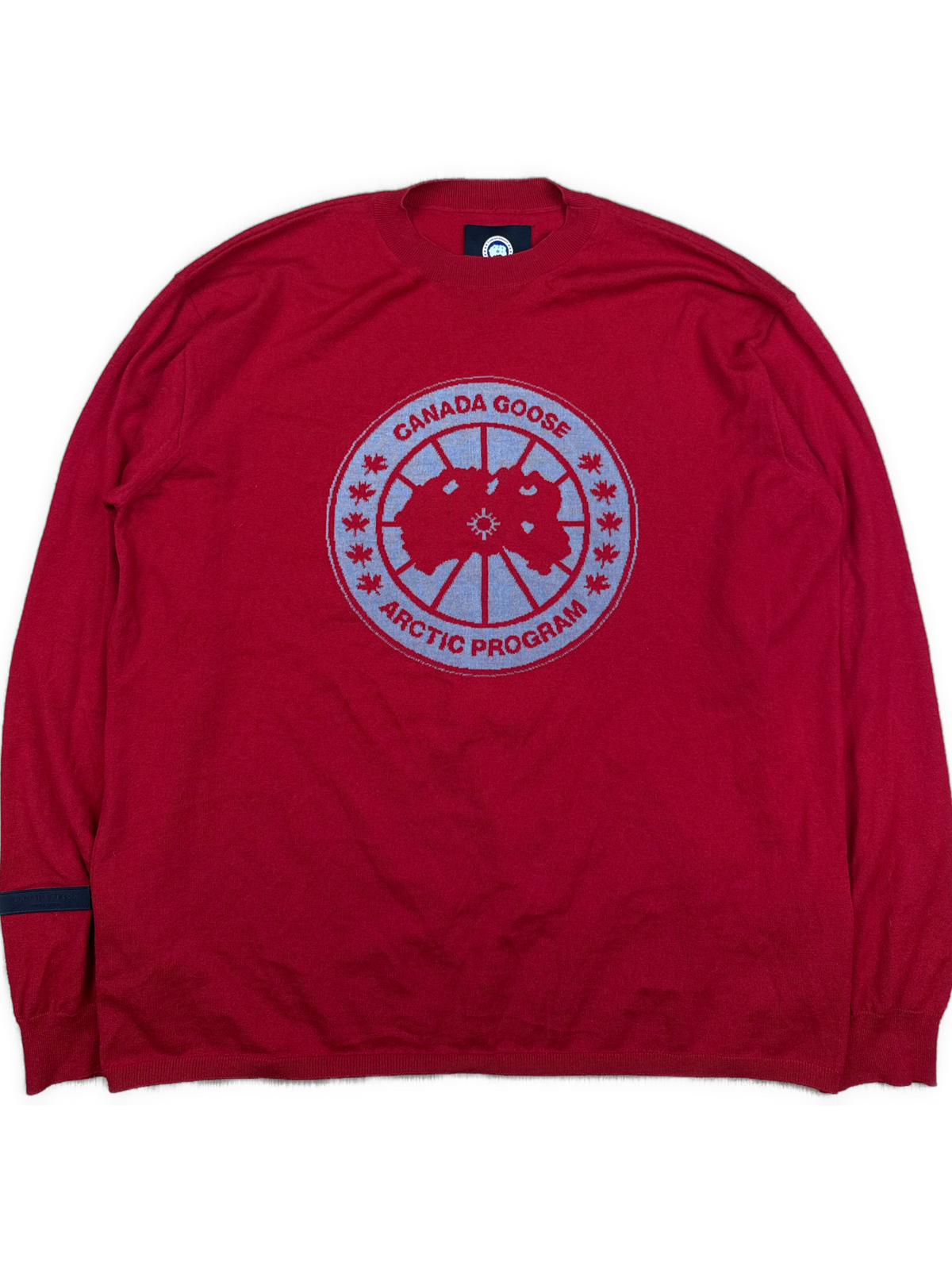 red Canada Goose knittedsweater