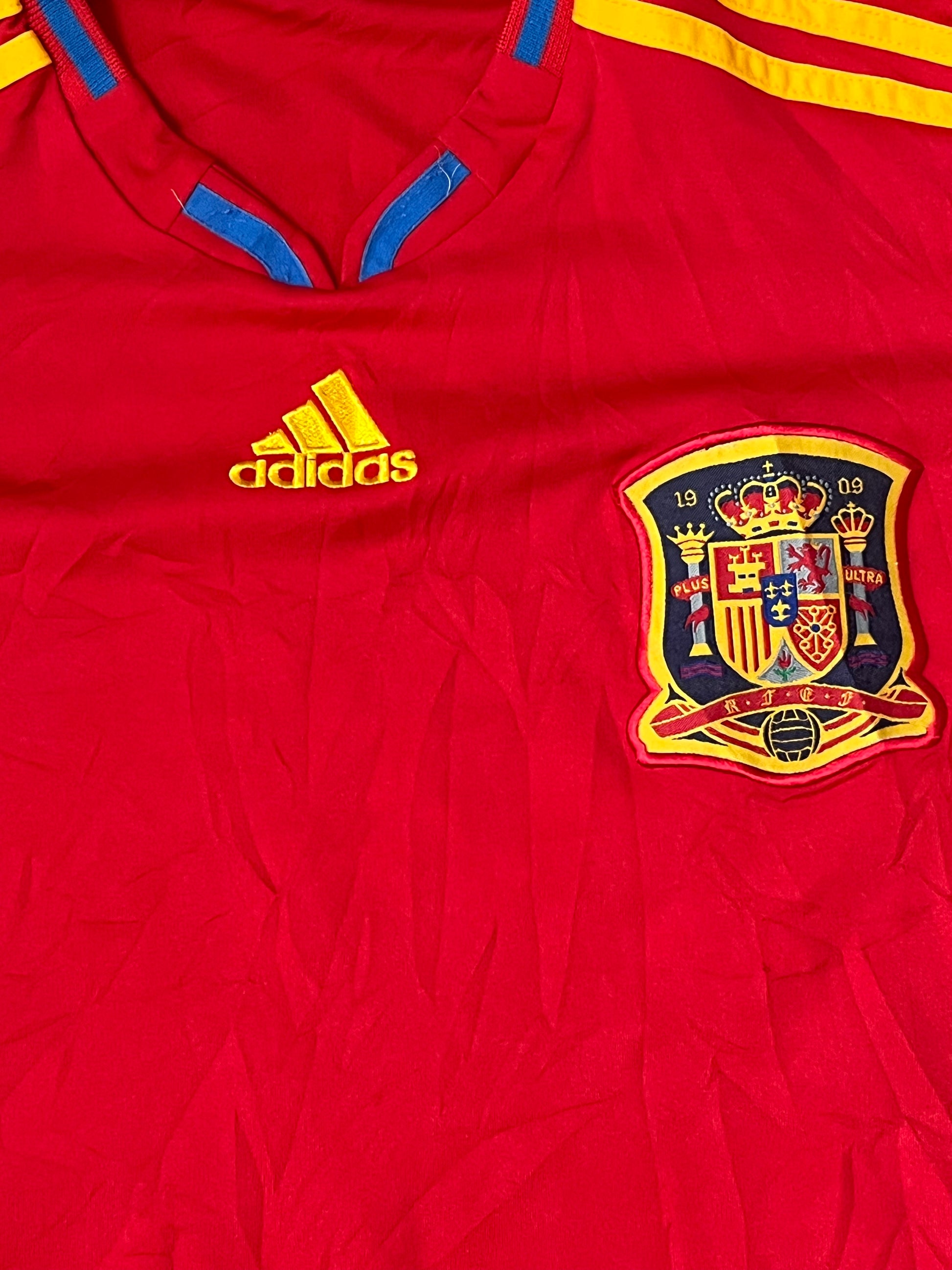 vintage Adidas Spain 2010 home jersey {M-L}