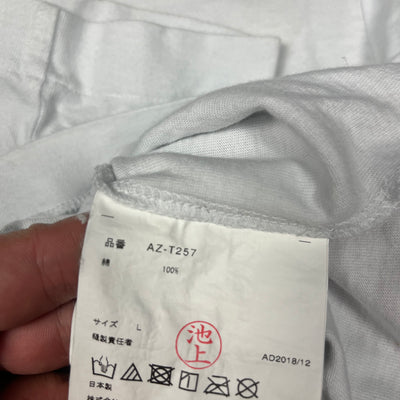 white CDG COMME des GARÇONS longsleeve {S}