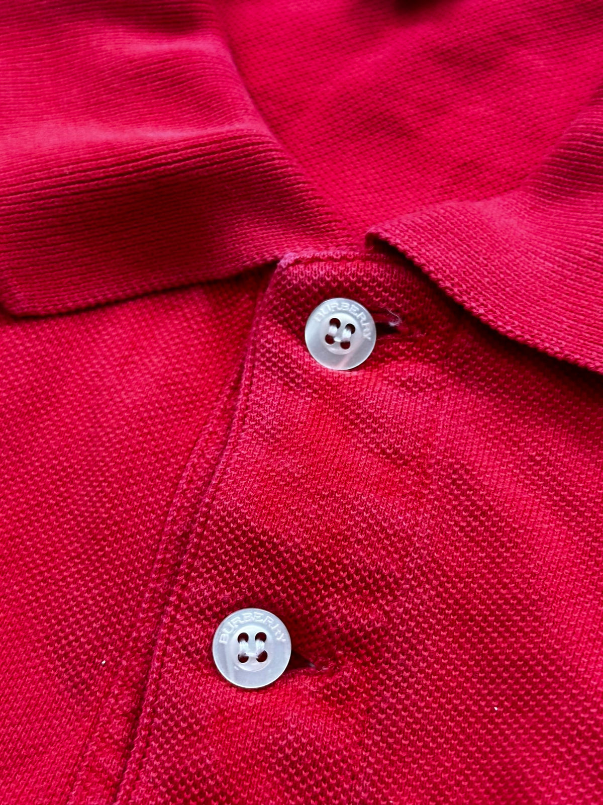 vintage Burberry polo {L}