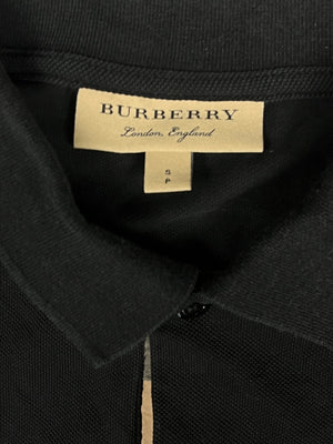 vintage Burberry polo long {S}