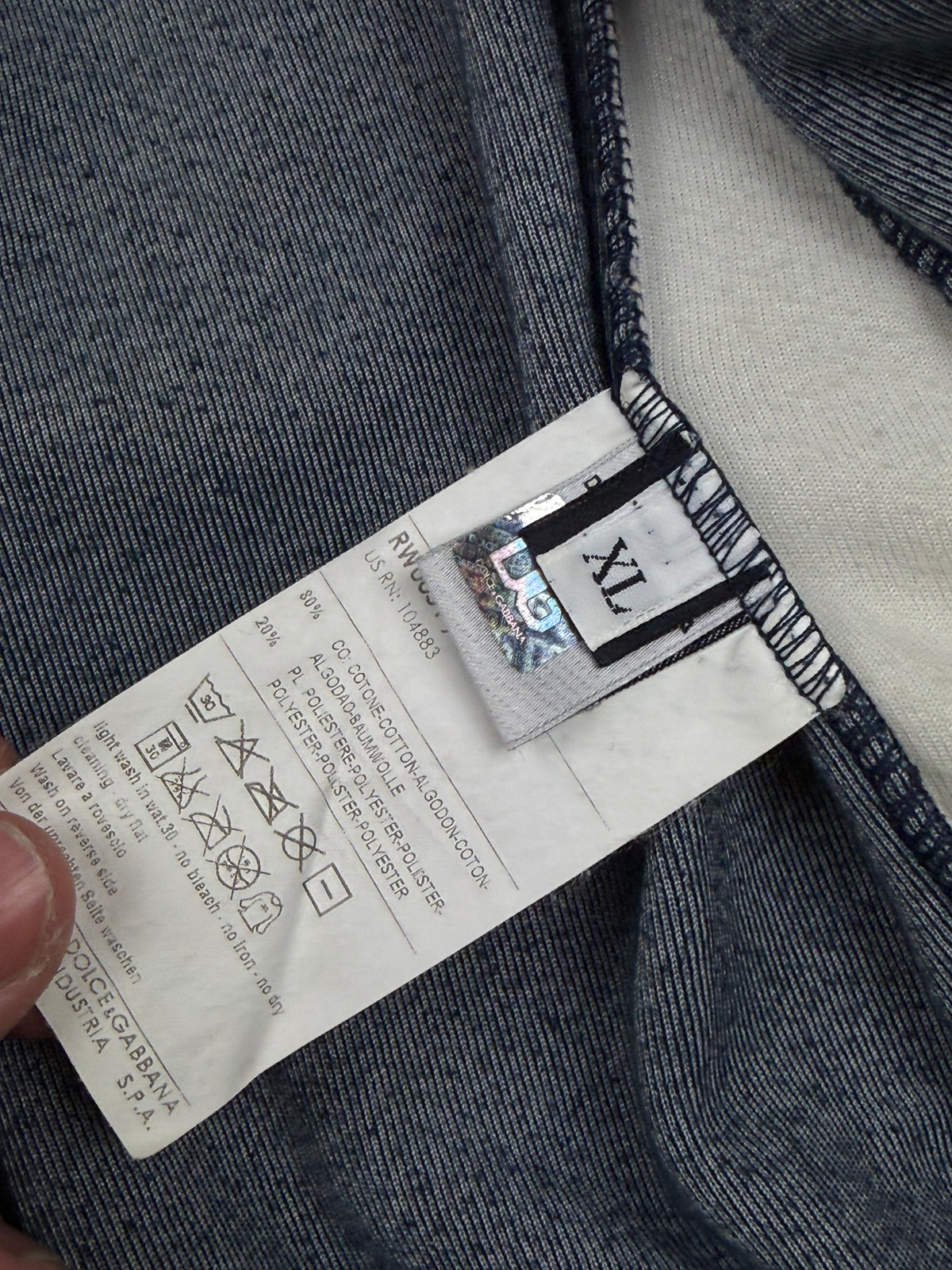 vintage Dolce & Gabbana sweatjacket {XL}
