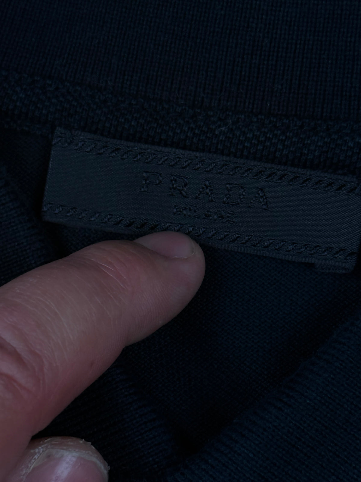 black Prada polo {S}