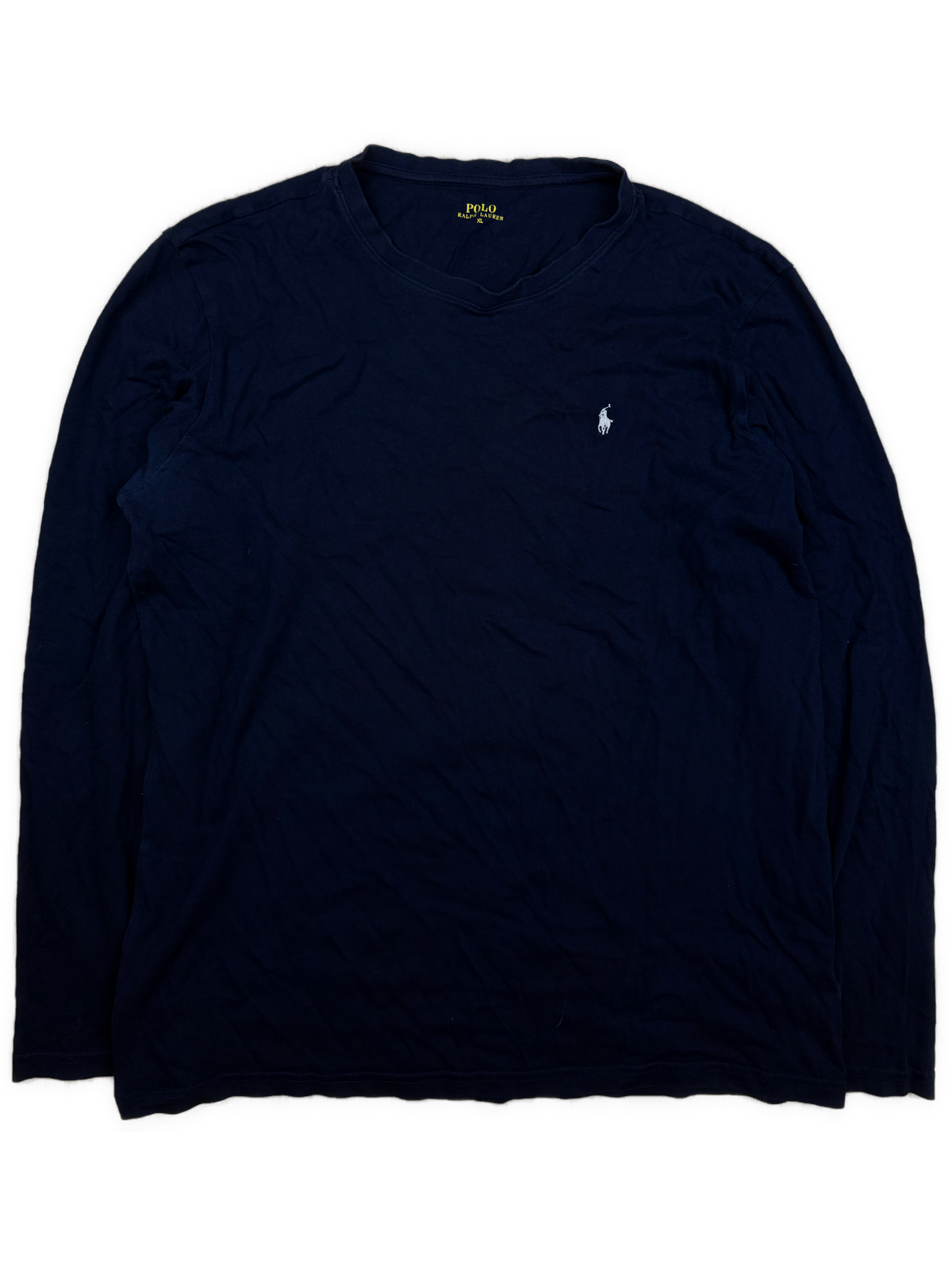 vintage navyblue Polo Ralph Lauren longsleeve {XL}