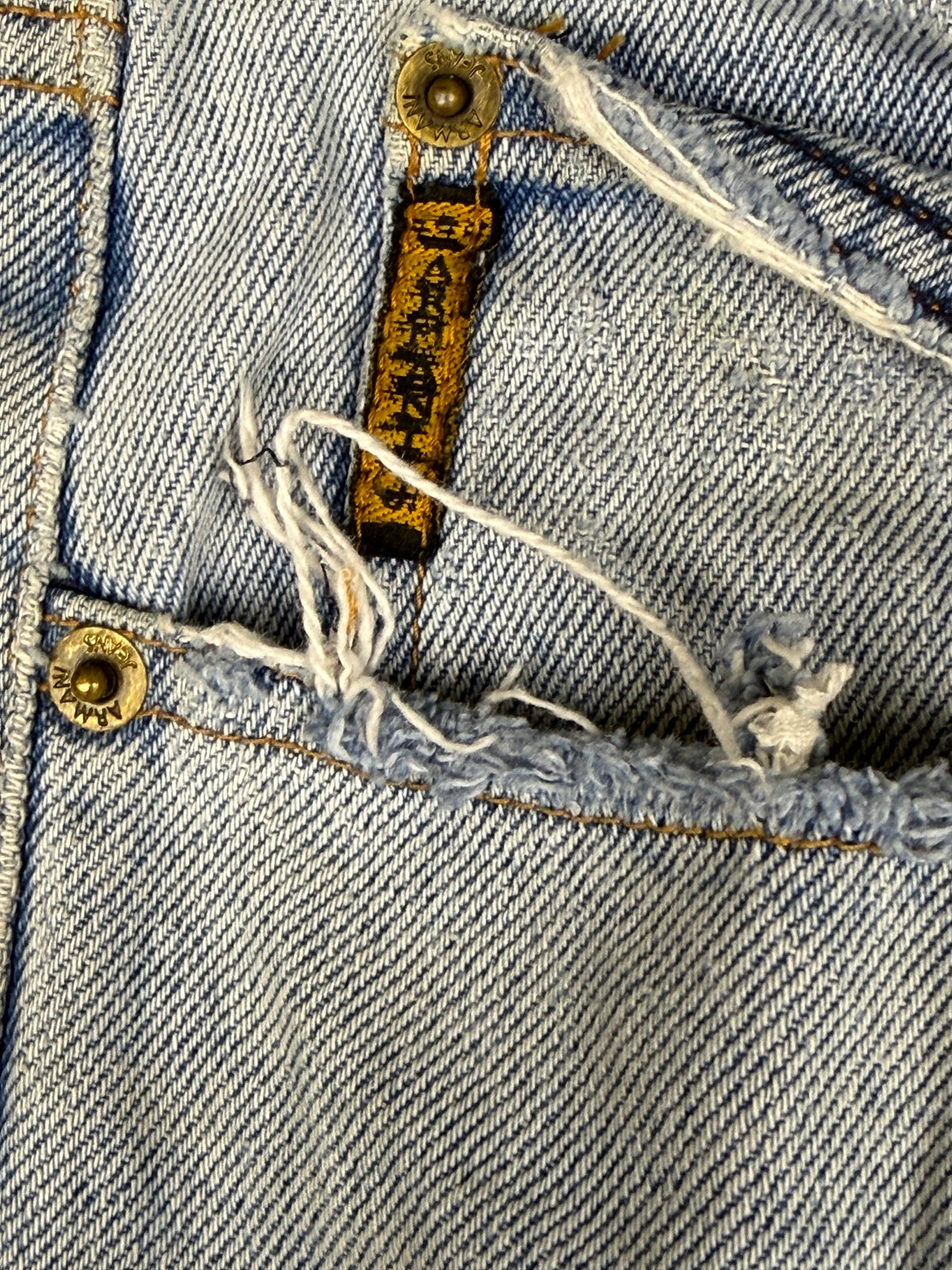 vintage Armani jeans {M}