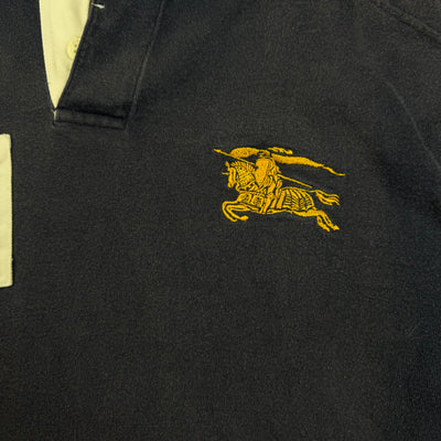 vintage Burberry polo long {L}