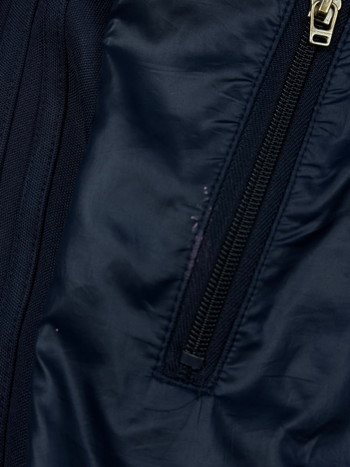 vintage navyblue Adidas trackjacket {S}