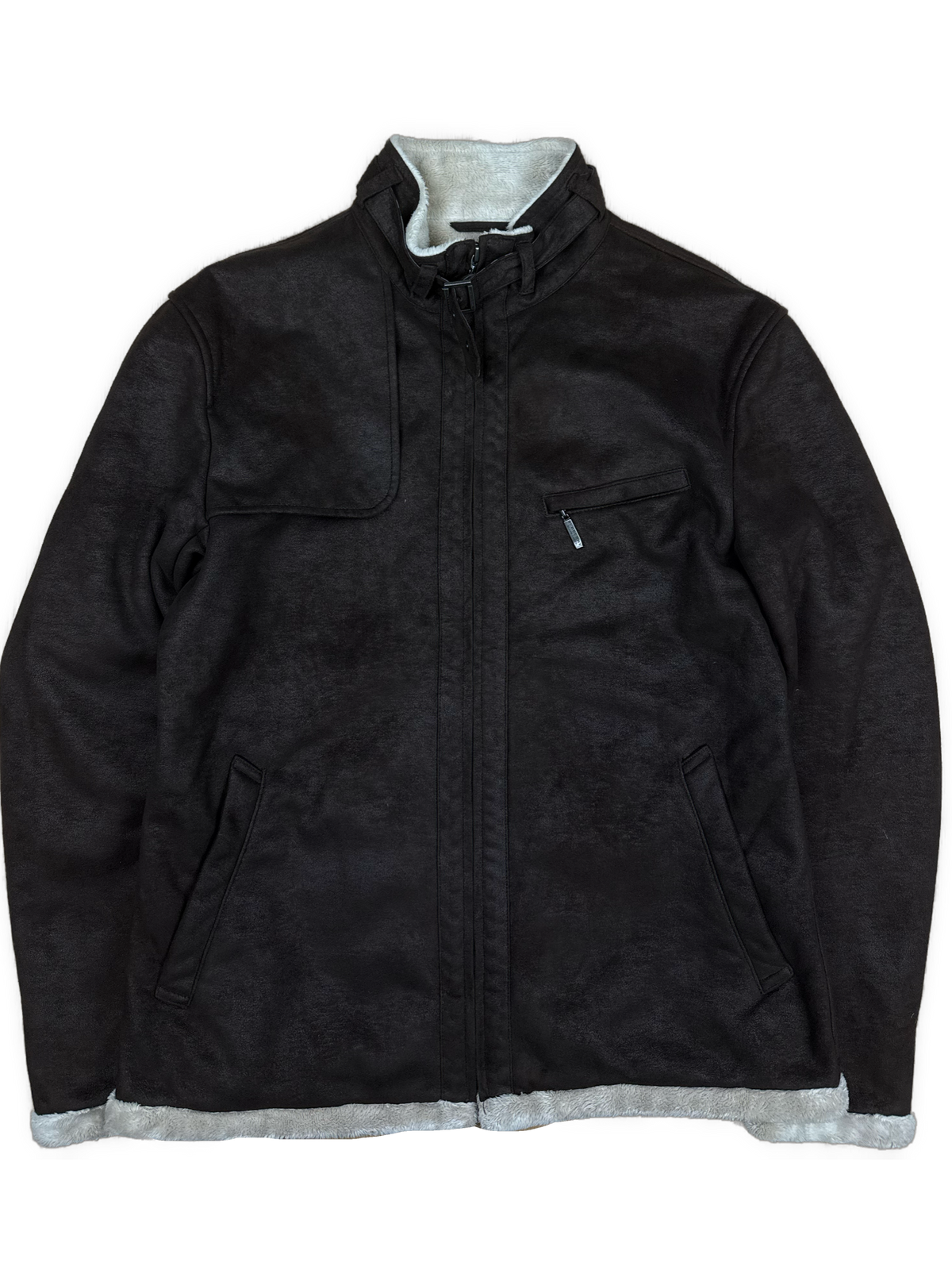 vintage Burberry Black Label wildleatherjacket {L}