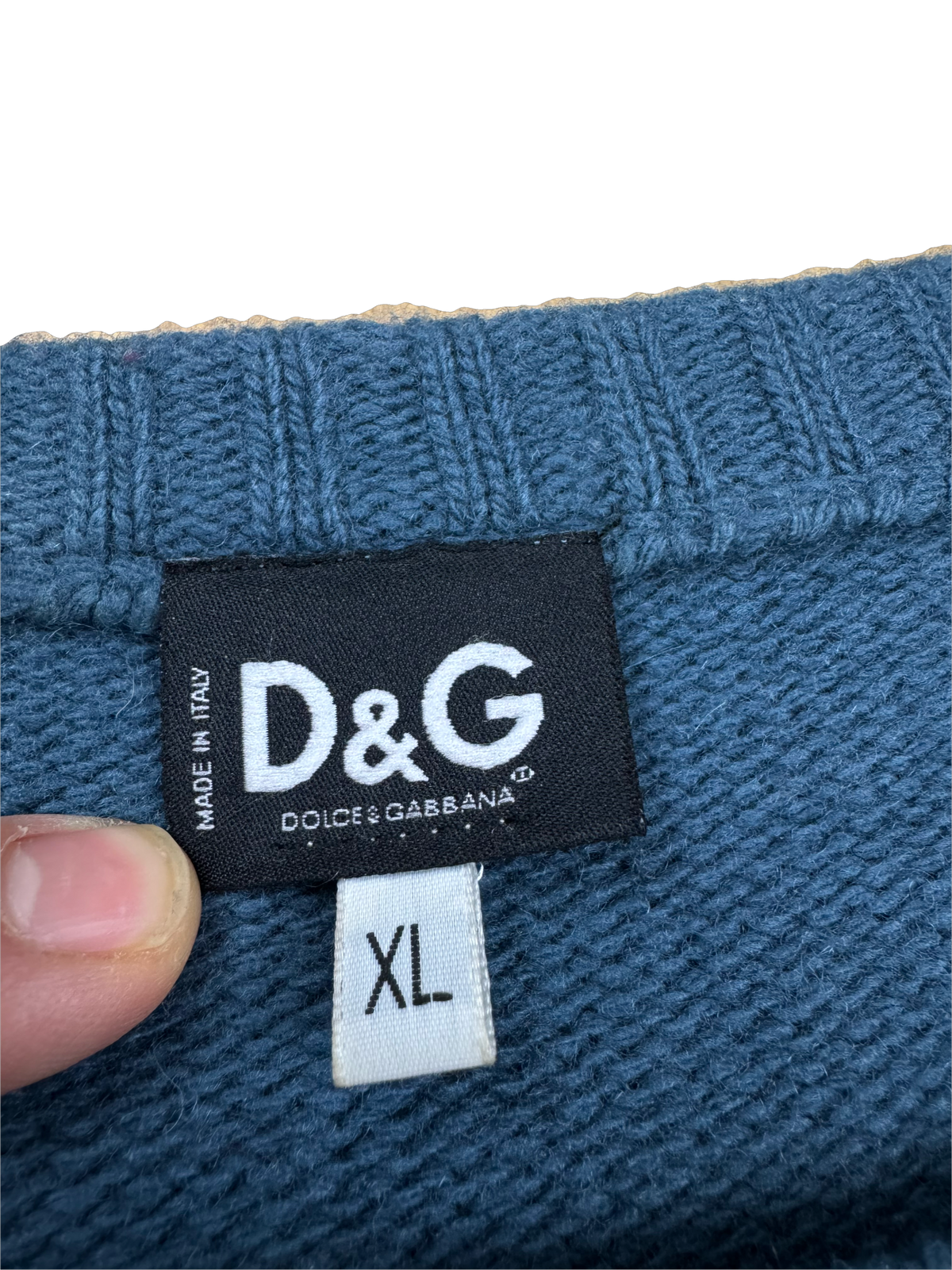 vintage Dolce & Gabbana knittedsweater {XL}