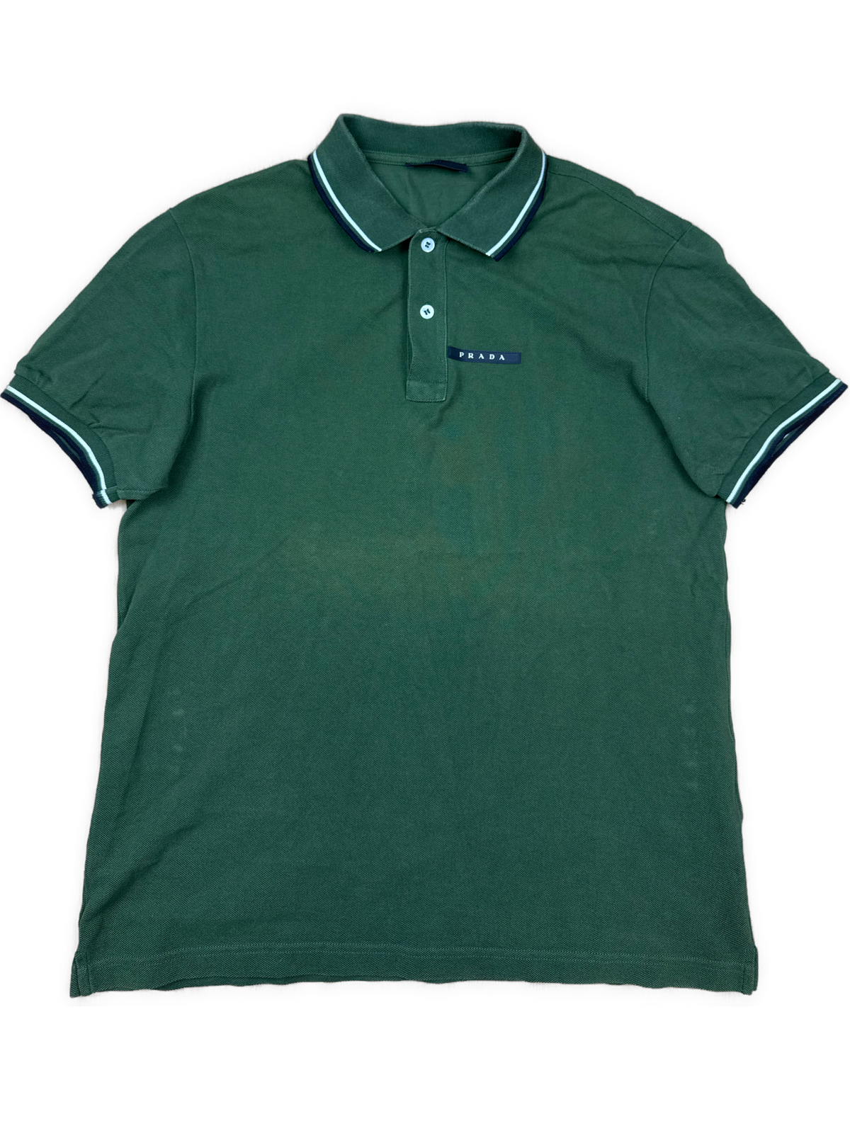 dark green Prada polo
