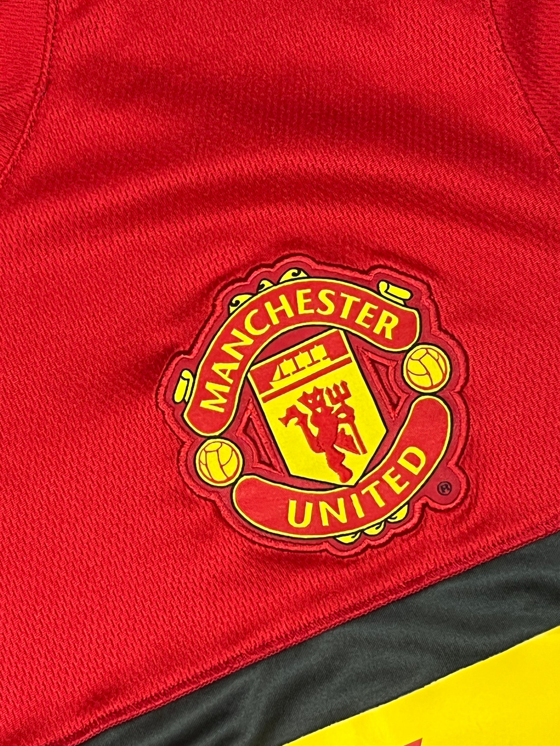 vintage Nike Manchester United trainingjersey {L}