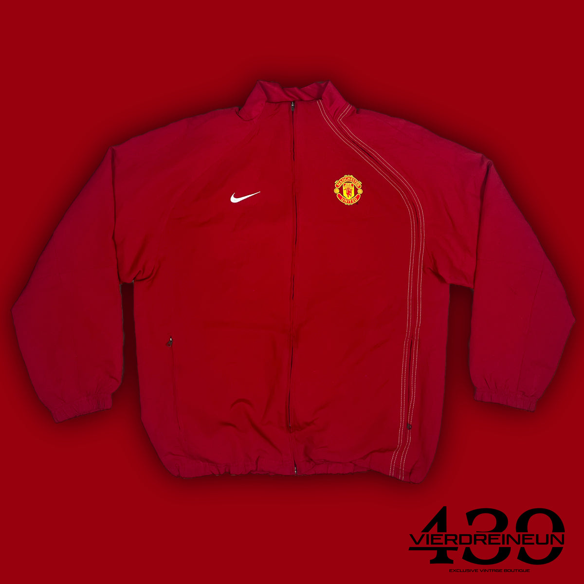 vintage Nike Manchester United windbreaker {L}