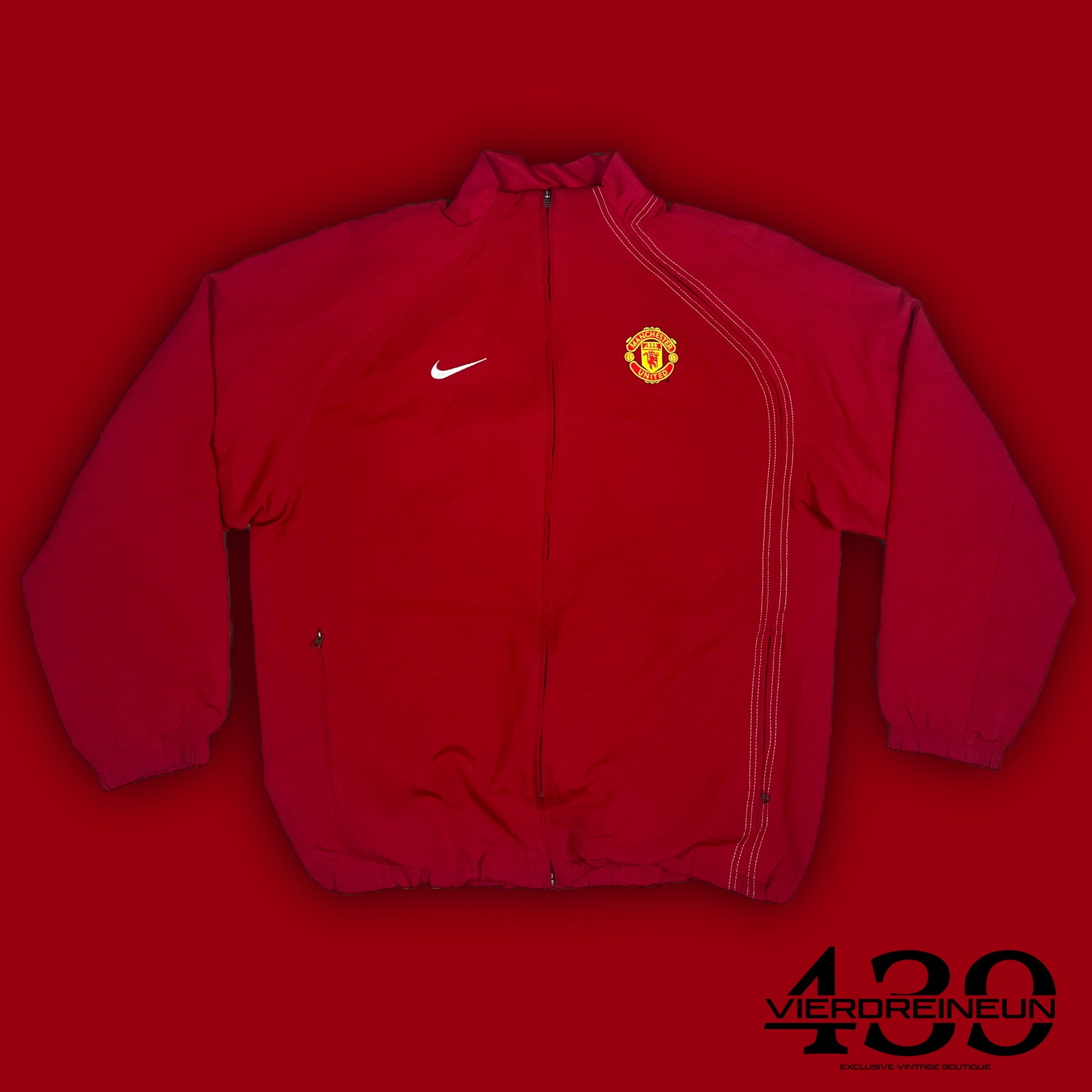 vintage Nike Manchester United windbreaker {L}