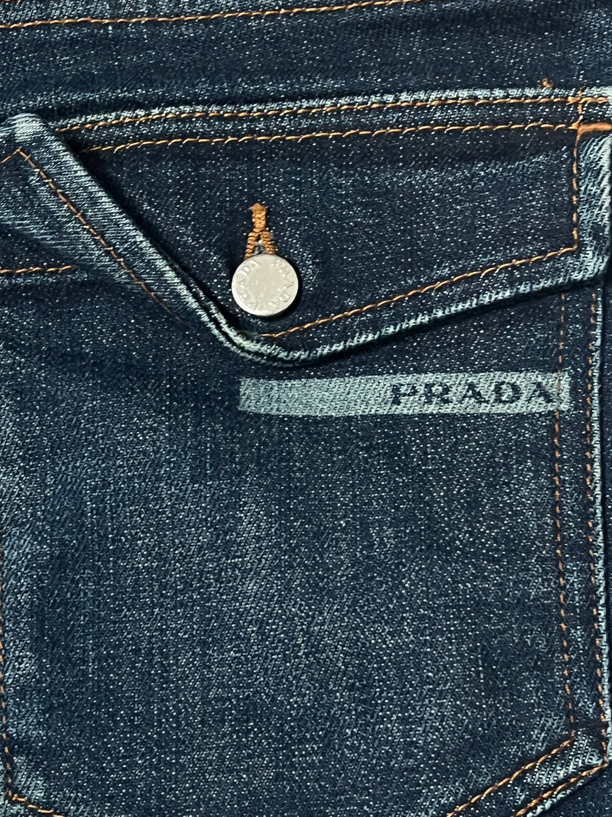 vintage Prada 3/4 jeans {S}