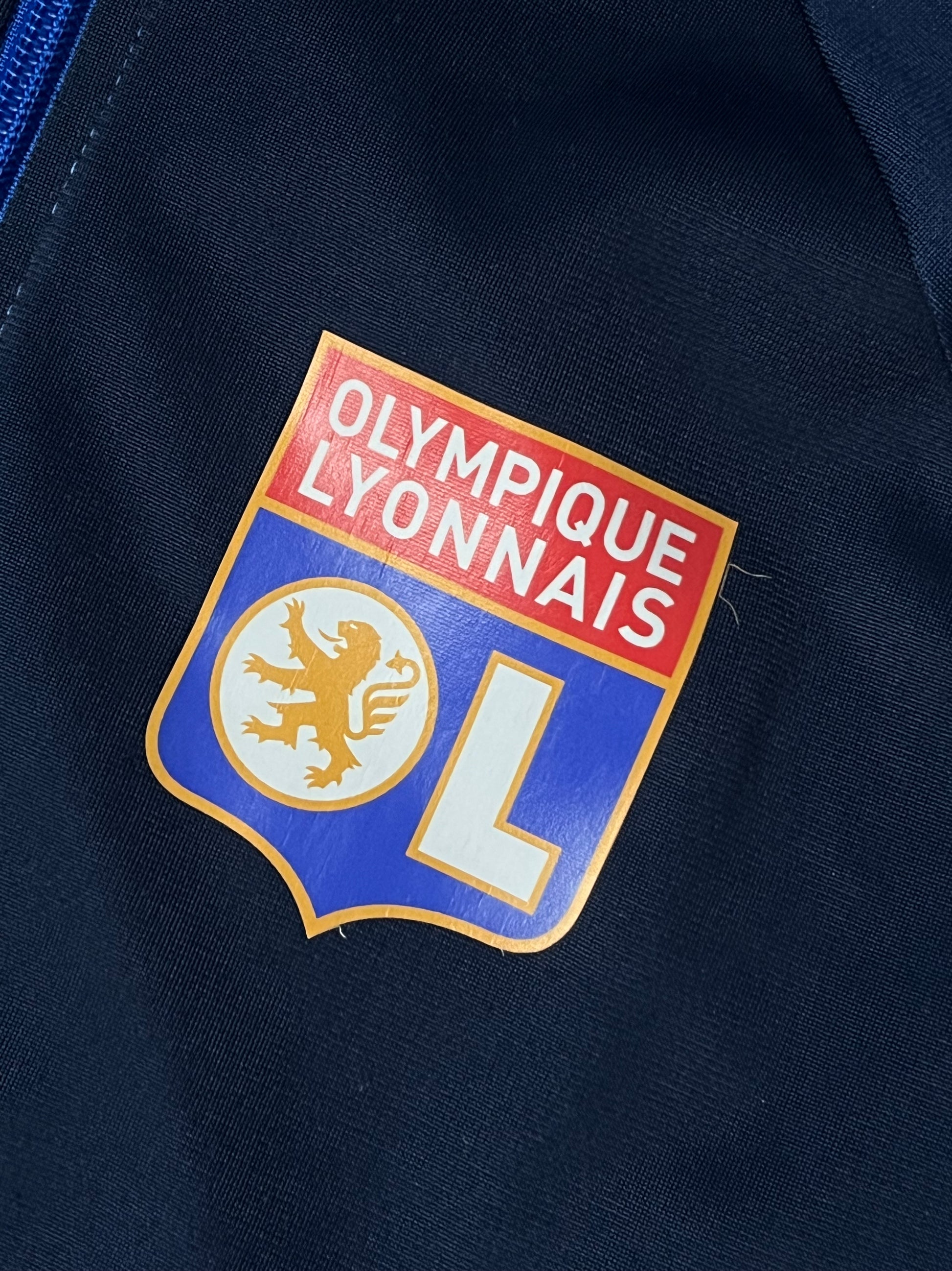 vintage Adidas Olympique Lyon trackjacket {M}