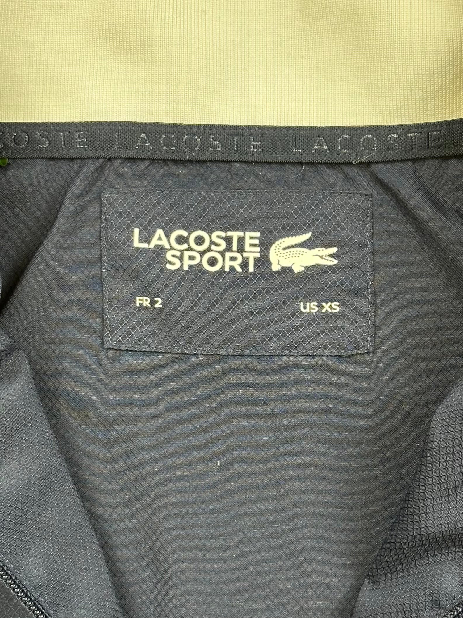 navyblue Lacoste windbreaker {XS}