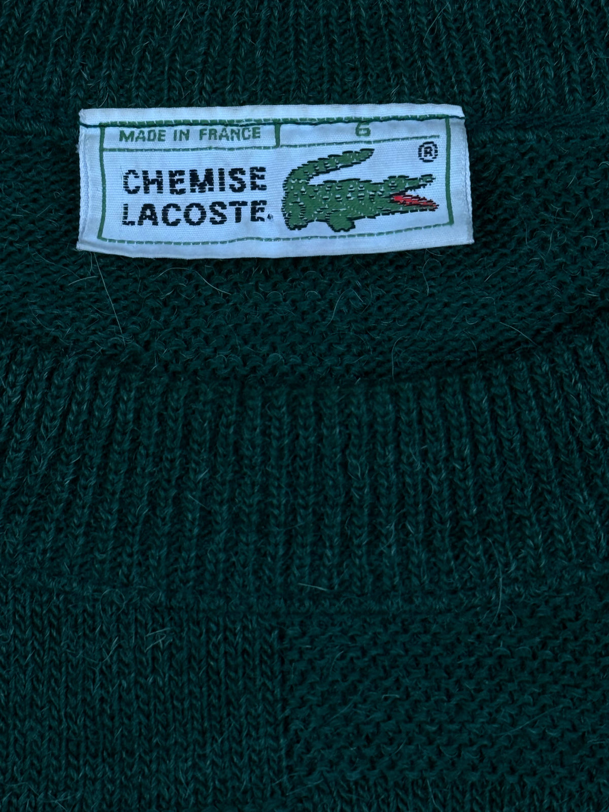 vintage Lacoste knittedsweater {L}