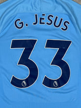 Carica l&#39;immagine nel visualizzatore di Gallery, vintage Nike Manchester City G.JESUS33 2017-2018 home jersey {S}
