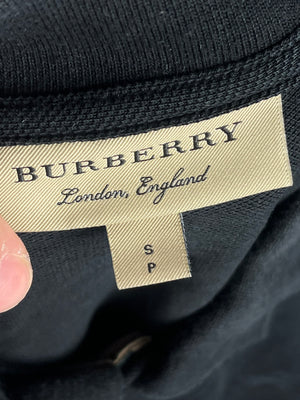 vintage Burberry polo long {S}