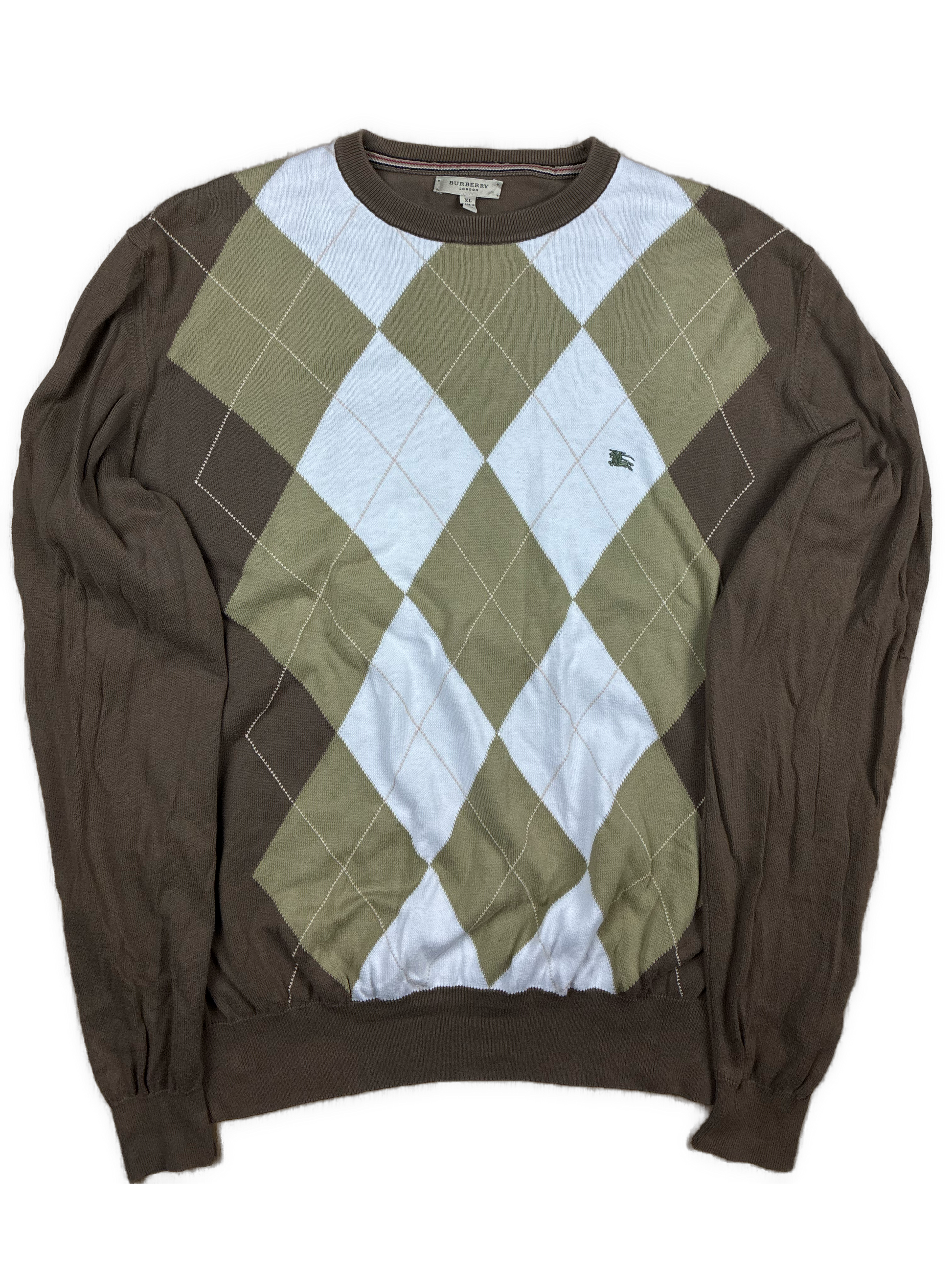 vintage Burberry knittedsweater {XL}