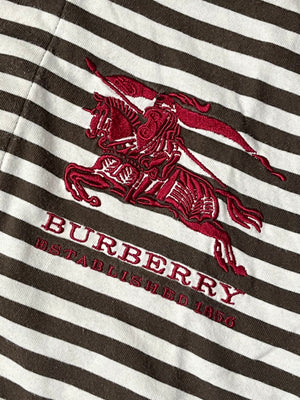 vintage Burberry longsleeve polo {M}