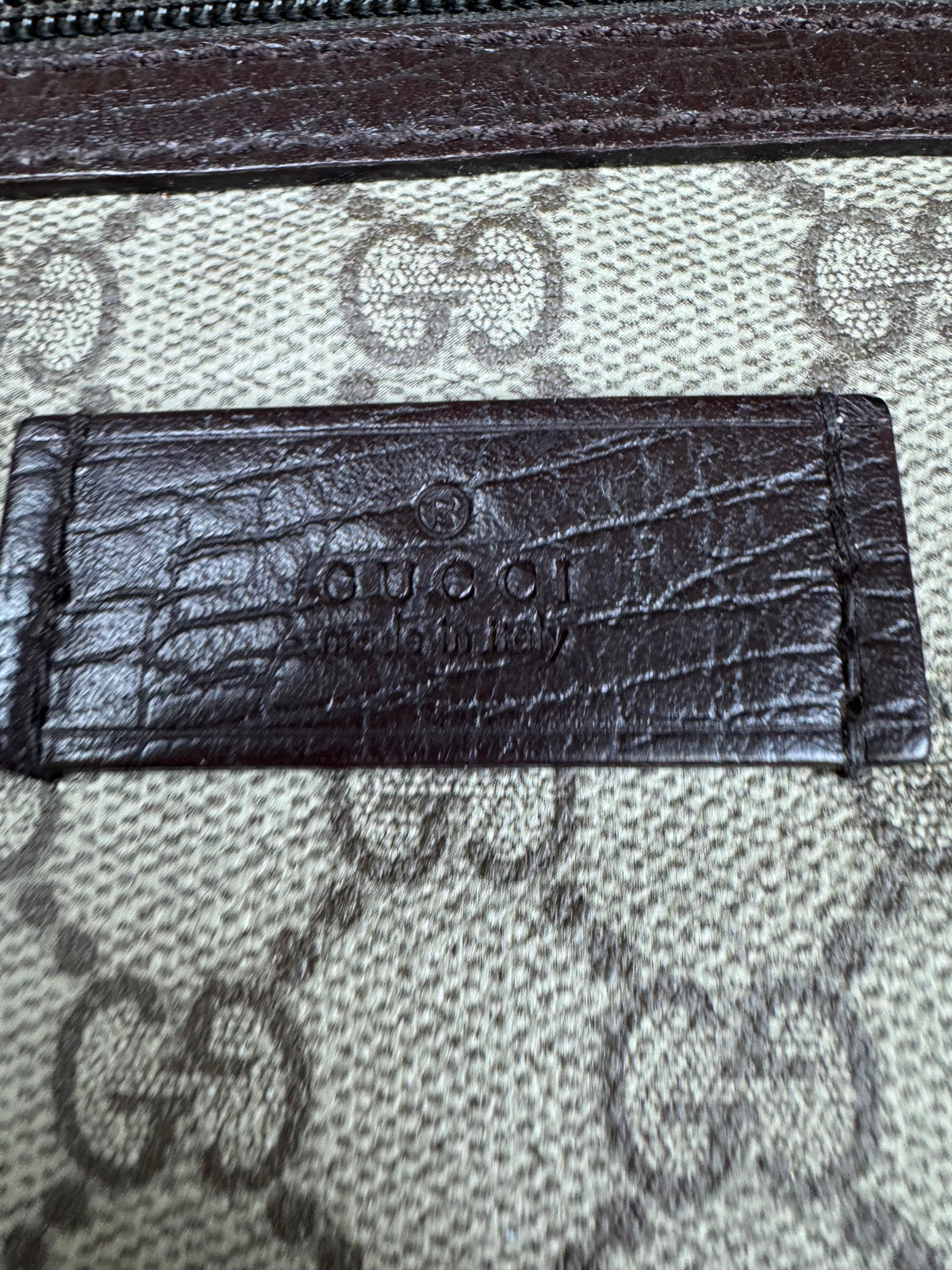 vintage Gucci messengerbag