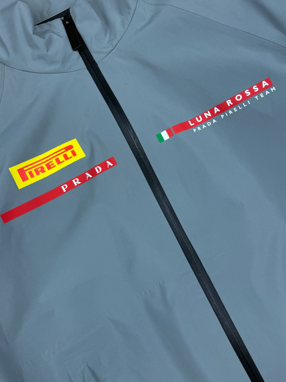 grey Prada Luna Rossa windbreaker
