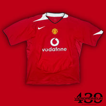 Carica l&#39;immagine nel visualizzatore di Gallery, vintage Nike Manchester United 2004-2005 home jersey {L}
