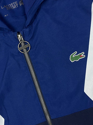 navyblue Lacoste windbreaker {S}