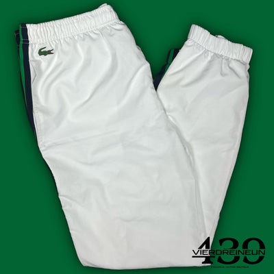 white Lacoste trackpants {XL}