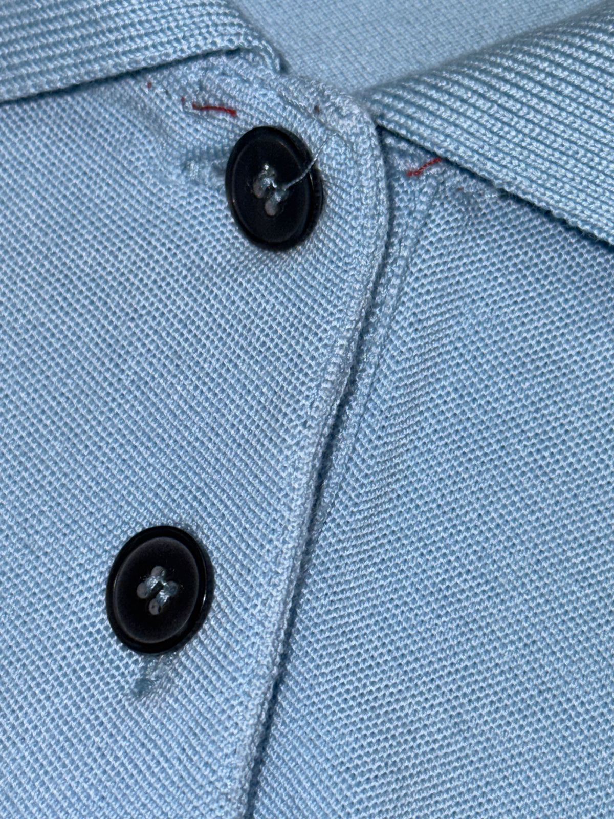 vintage babyblue Prada Luna Rossa polo {XS}