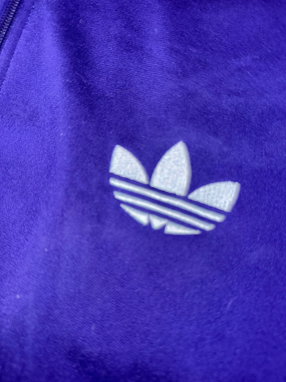 vintage purple Adidas trackjacket {L}