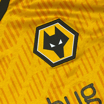yellow Adidas Wolverhampton Wanderers ADAMA37 2020 home jersey {S}