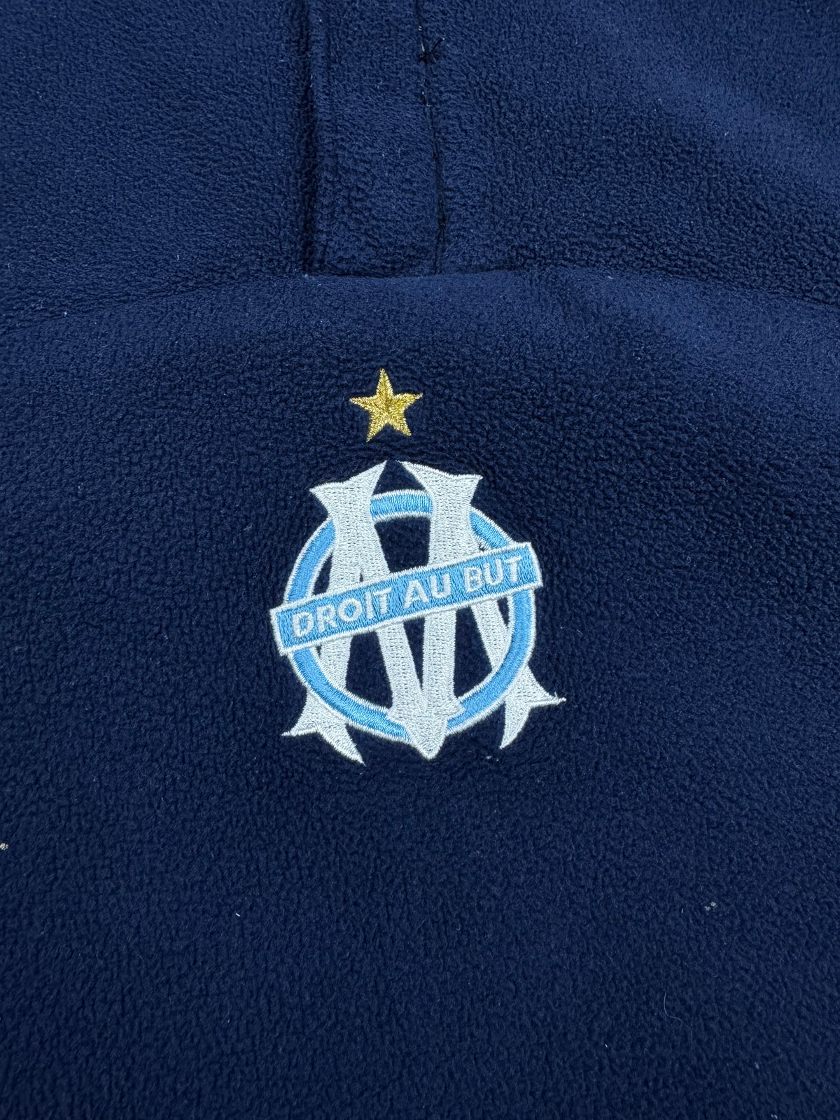 vintage Adidas Olympique Marseille quarterzip {XL}