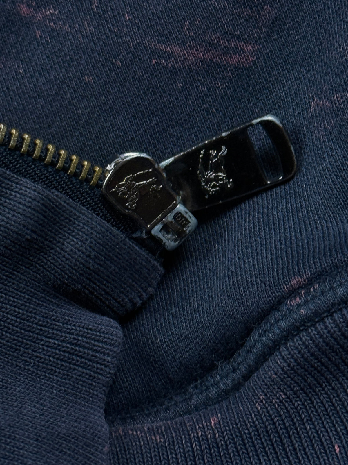 vintage Burberry tie dye sweatjacket