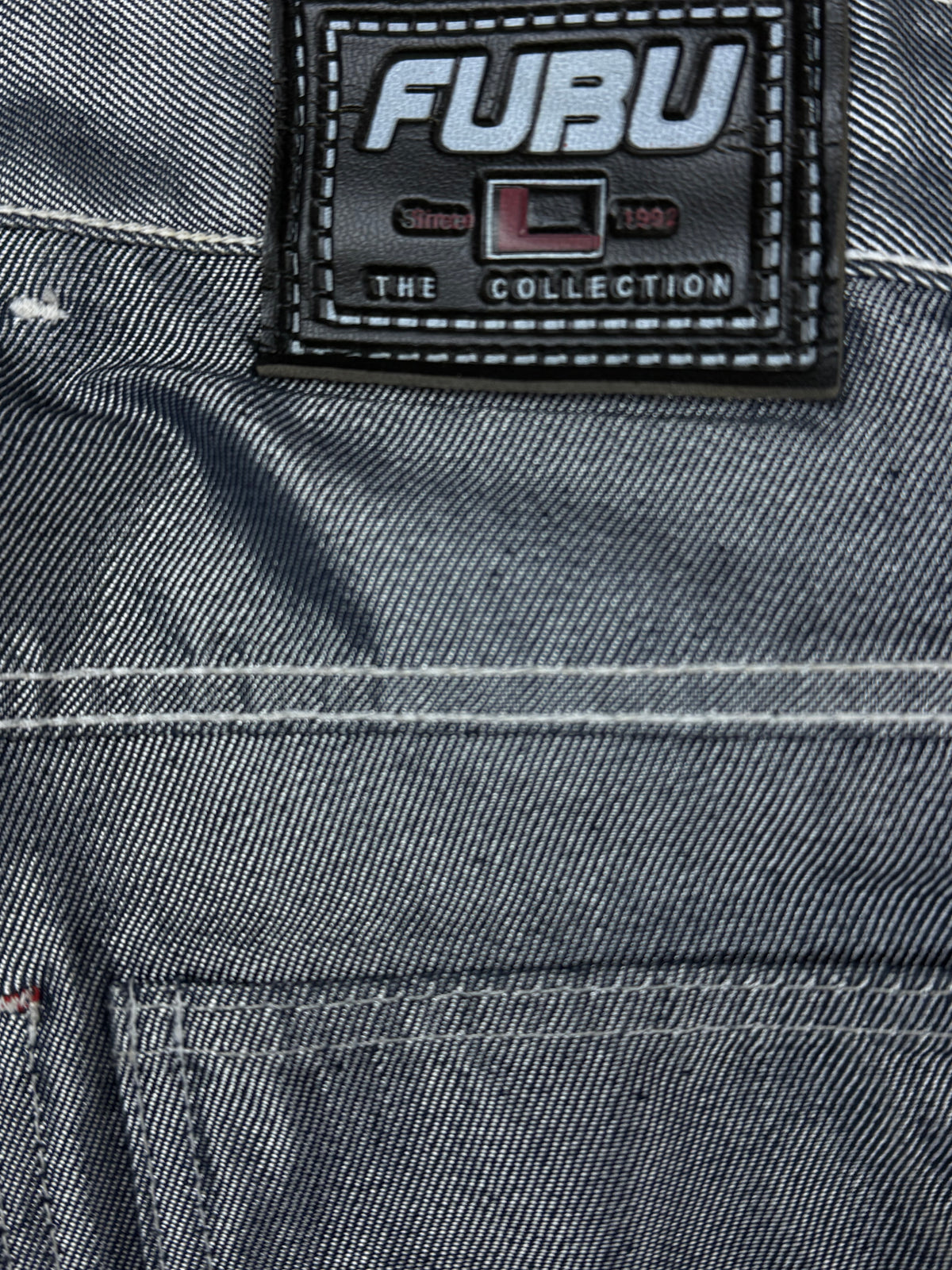 vintage reversible Fubu jeans {S}